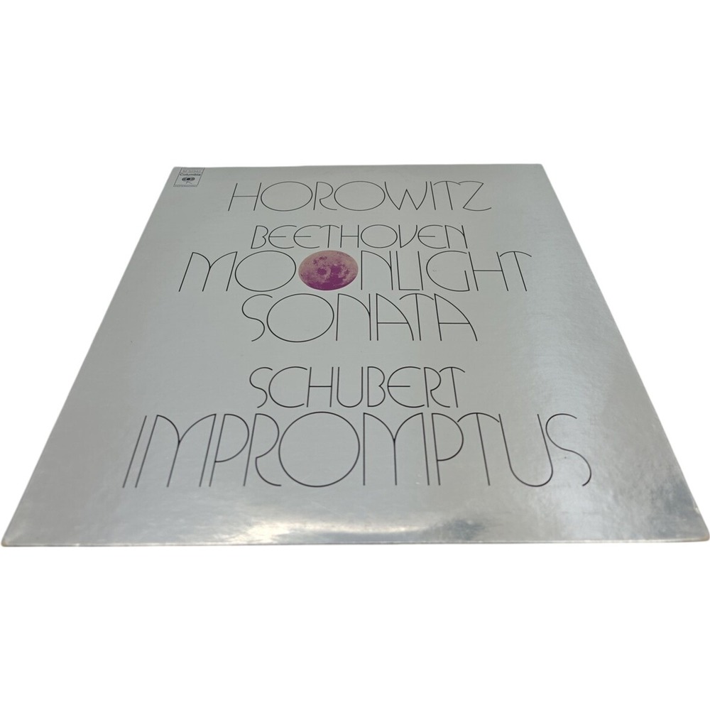 Horowitz Beethoven Moonlight Sonata Schubert Impromptus Vinyl LP 1973